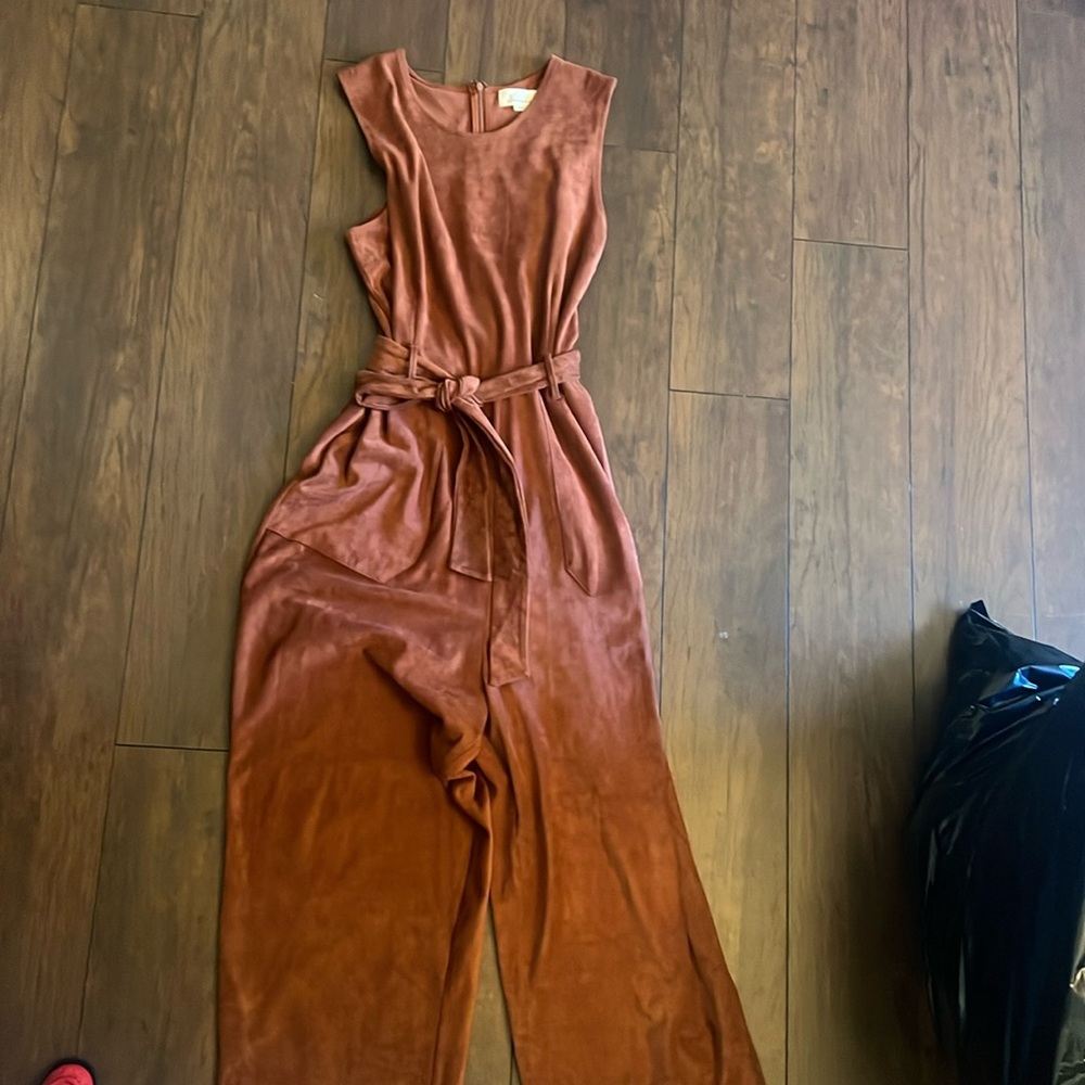 Anthropologie Jumpsuit. Suede material. XL